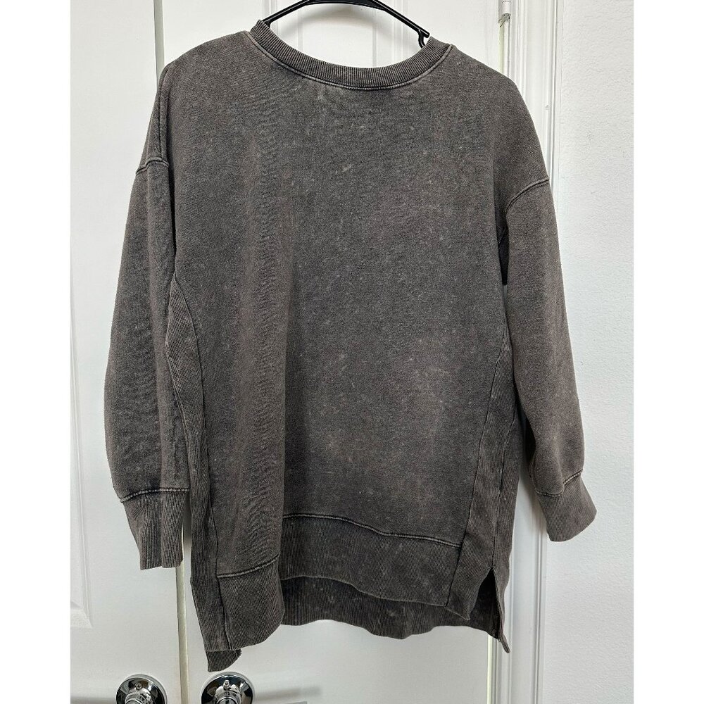 Women's Distressed Grey Sweater by SO